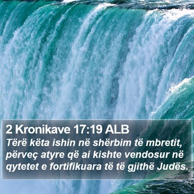 2 Kronikave 17:19 ALB Bible Verse Image