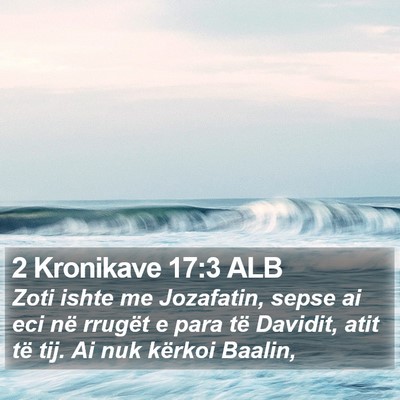 2 Kronikave 17:3 ALB Bible Verse Image