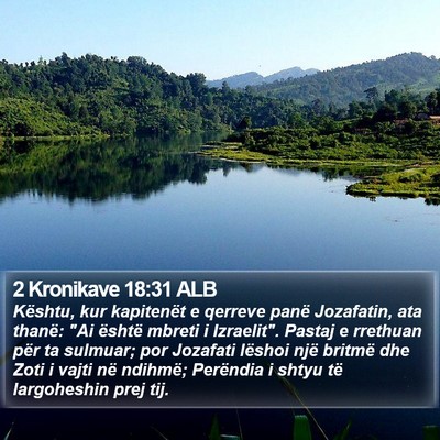 2 Kronikave 18:31 ALB Bible Verse Image