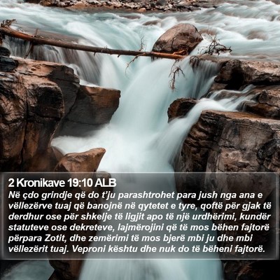 2 Kronikave 19:10 ALB Bible Verse Image