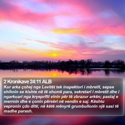 2 Kronikave 24:11 ALB Bible Verse Image