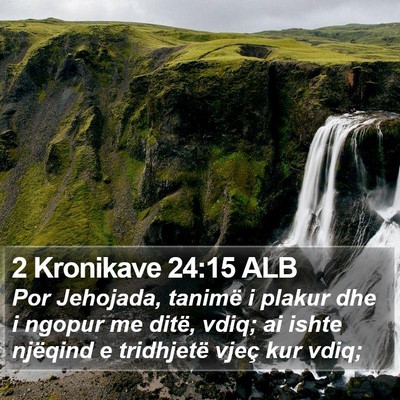 2 Kronikave 24:15 ALB Bible Verse Image