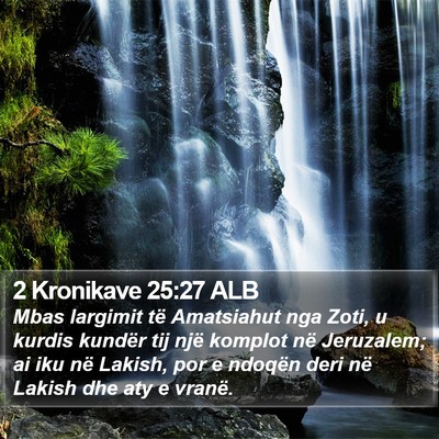 2 Kronikave 25:27 ALB Bible Verse Image