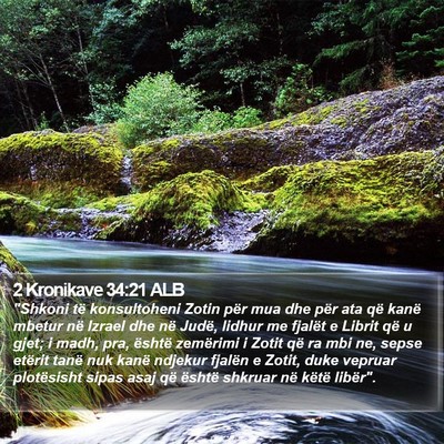 2 Kronikave 34:21 ALB Bible Verse Image