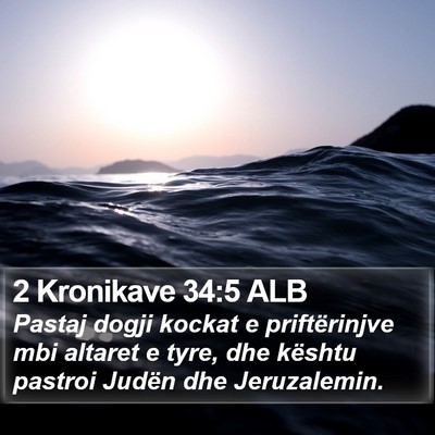2 Kronikave 34:5 ALB Bible Verse Image