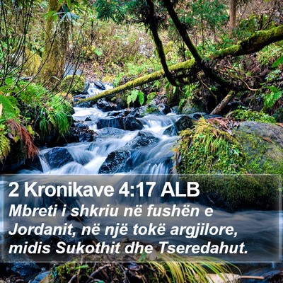 2 Kronikave 4:17 ALB Bible Verse Image