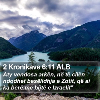 2 Kronikave 6:11 ALB Bible Verse Image