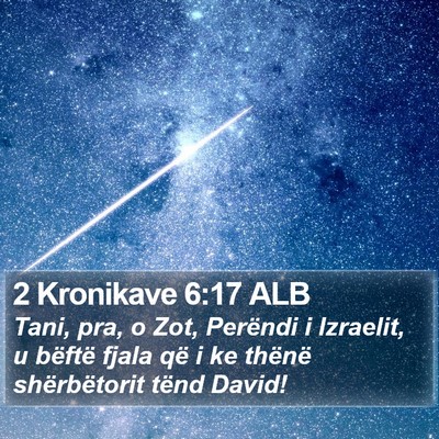 2 Kronikave 6:17 ALB Bible Verse Image