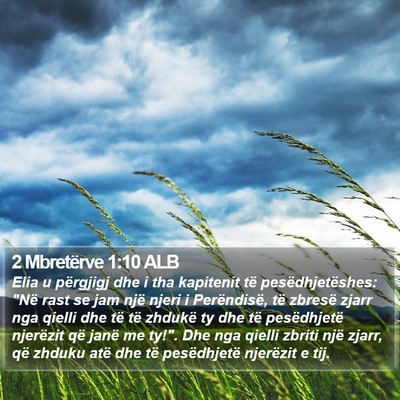 2 Mbretërve 1:10 ALB Bible Verse Image
