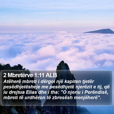 2 Mbretërve 1:11 ALB Bible Verse Image