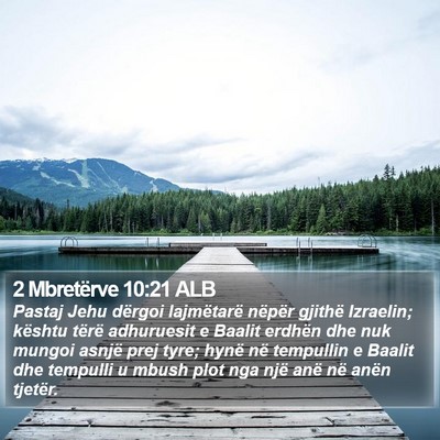 2 Mbretërve 10:21 ALB Bible Verse Image