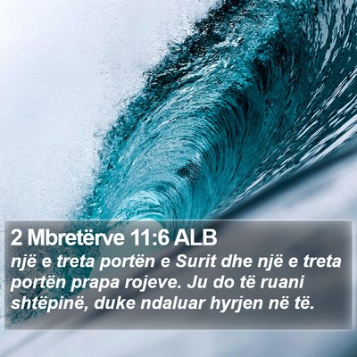 2 Mbretërve 11:6 ALB Bible Verse Image