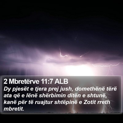 2 Mbretërve 11:7 ALB Bible Verse Image