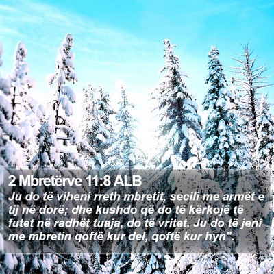 2 Mbretërve 11:8 ALB Bible Verse Image