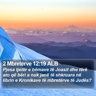 2 Mbretërve 12:19 ALB Bible Verse Image