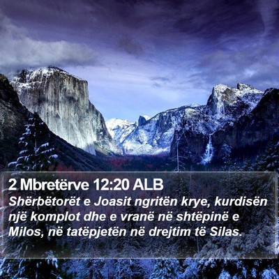 2 Mbretërve 12:20 ALB Bible Verse Image