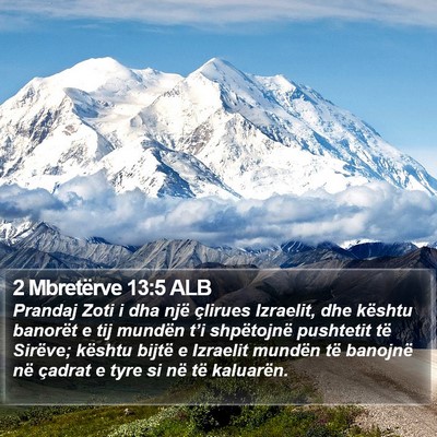 2 Mbretërve 13:5 ALB Bible Verse Image