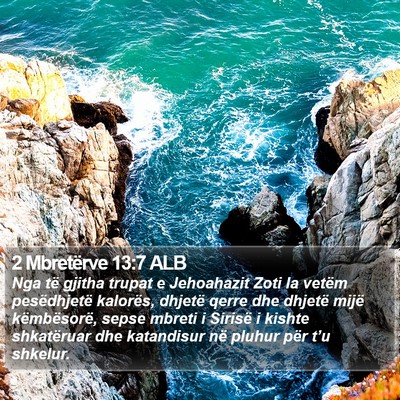 2 Mbretërve 13:7 ALB Bible Verse Image