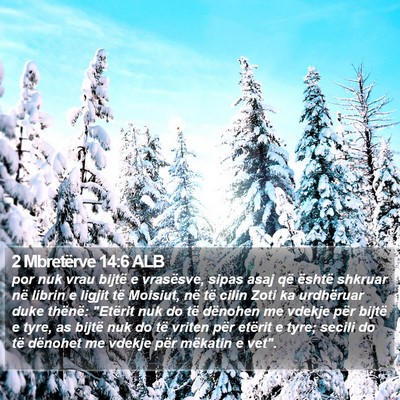 2 Mbretërve 14:6 ALB Bible Verse Image