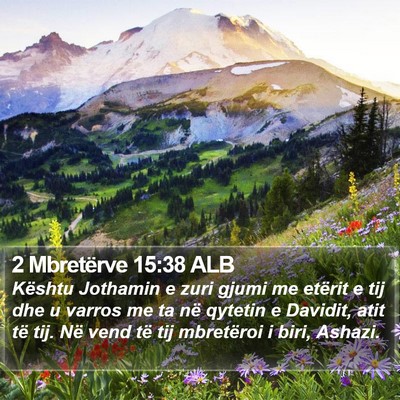 2 Mbretërve 15:38 ALB Bible Verse Image