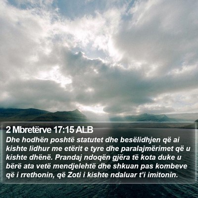 2 Mbretërve 17:15 ALB Bible Verse Image