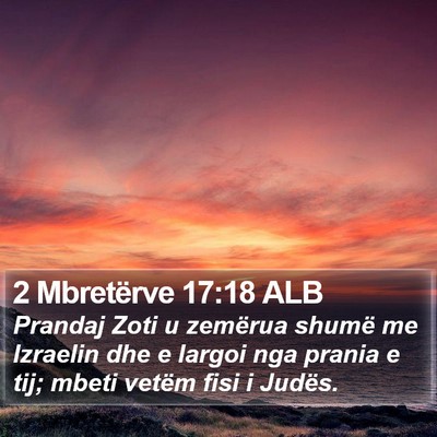 2 Mbretërve 17:18 ALB Bible Verse Image