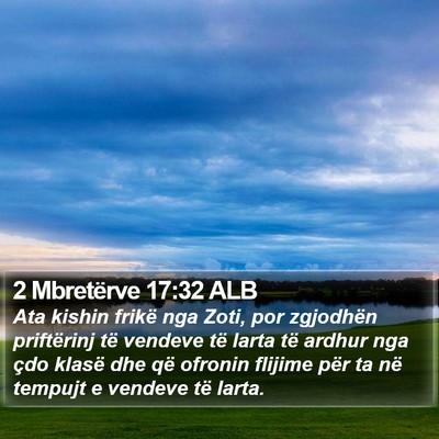 2 Mbretërve 17:32 ALB Bible Verse Image
