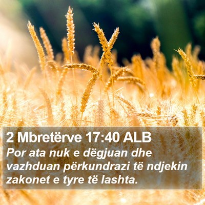 2 Mbretërve 17:40 ALB Bible Verse Image