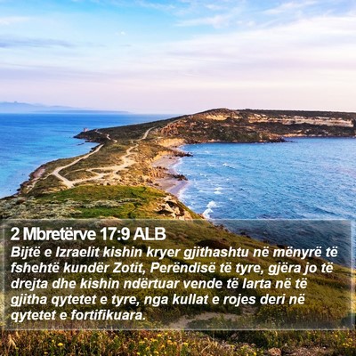 2 Mbretërve 17:9 ALB Bible Verse Image
