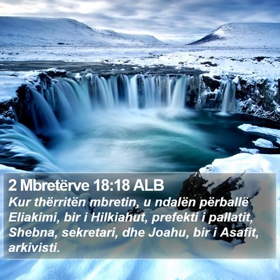 2 Mbretërve 18:18 ALB Bible Verse Image