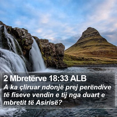 2 Mbretërve 18:33 ALB Bible Verse Image