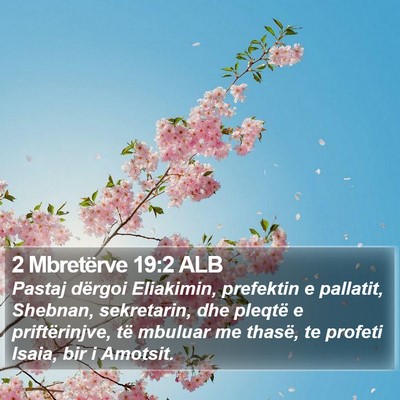 2 Mbretërve 19:2 ALB Bible Verse Image