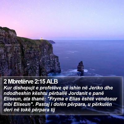 2 Mbretërve 2:15 ALB Bible Verse Image