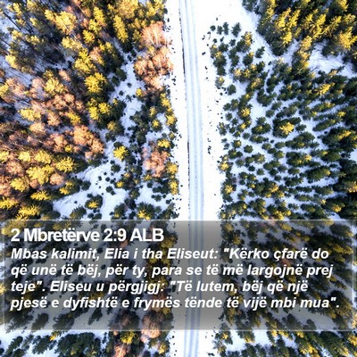 2 Mbretërve 2:9 ALB Bible Verse Image