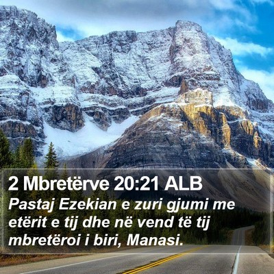 2 Mbretërve 20:21 ALB Bible Verse Image