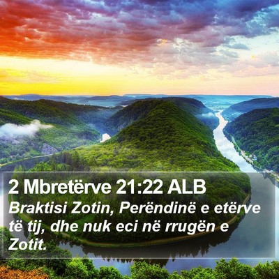 2 Mbretërve 21:22 ALB Bible Verse Image