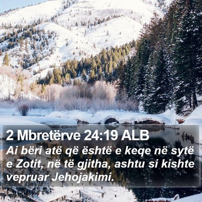 2 Mbretërve 24:19 ALB Bible Verse Image