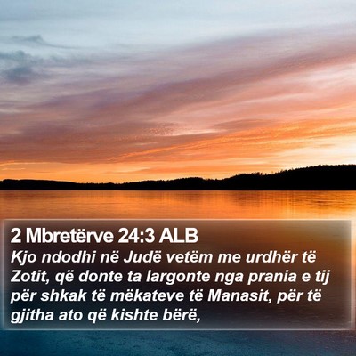 2 Mbretërve 24:3 ALB Bible Verse Image