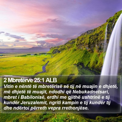 2 Mbretërve 25:1 ALB Bible Verse Image