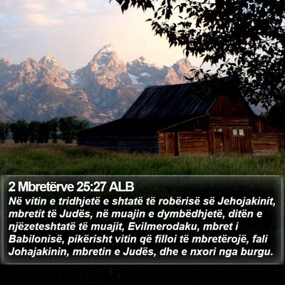 2 Mbretërve 25:27 ALB Bible Verse Image
