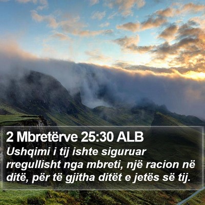 2 Mbretërve 25:30 ALB Bible Verse Image