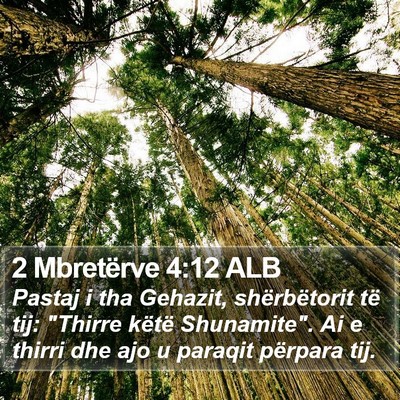 2 Mbretërve 4:12 ALB Bible Verse Image