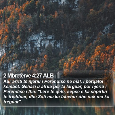 2 Mbretërve 4:27 ALB Bible Verse Image