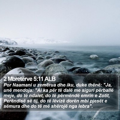 2 Mbretërve 5:11 ALB Bible Verse Image
