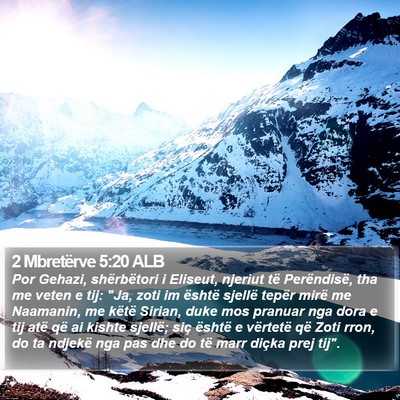2 Mbretërve 5:20 ALB Bible Verse Image