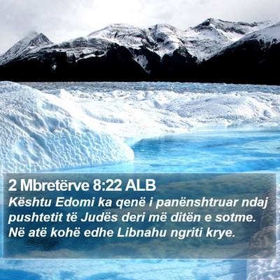 2 Mbretërve 8:22 ALB Bible Verse Image