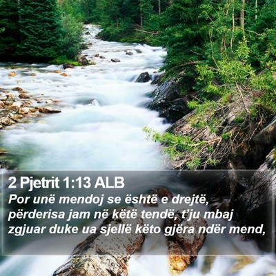 2 Pjetrit 1:13 ALB Bible Verse Image