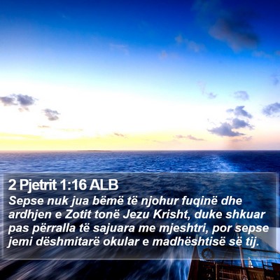 2 Pjetrit 1:16 ALB Bible Verse Image