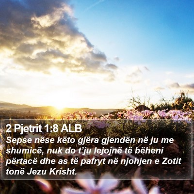2 Pjetrit 1:8 ALB Bible Verse Image