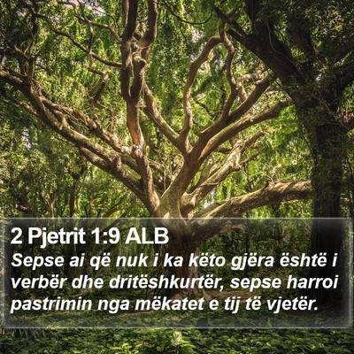 2 Pjetrit 1:9 ALB Bible Verse Image